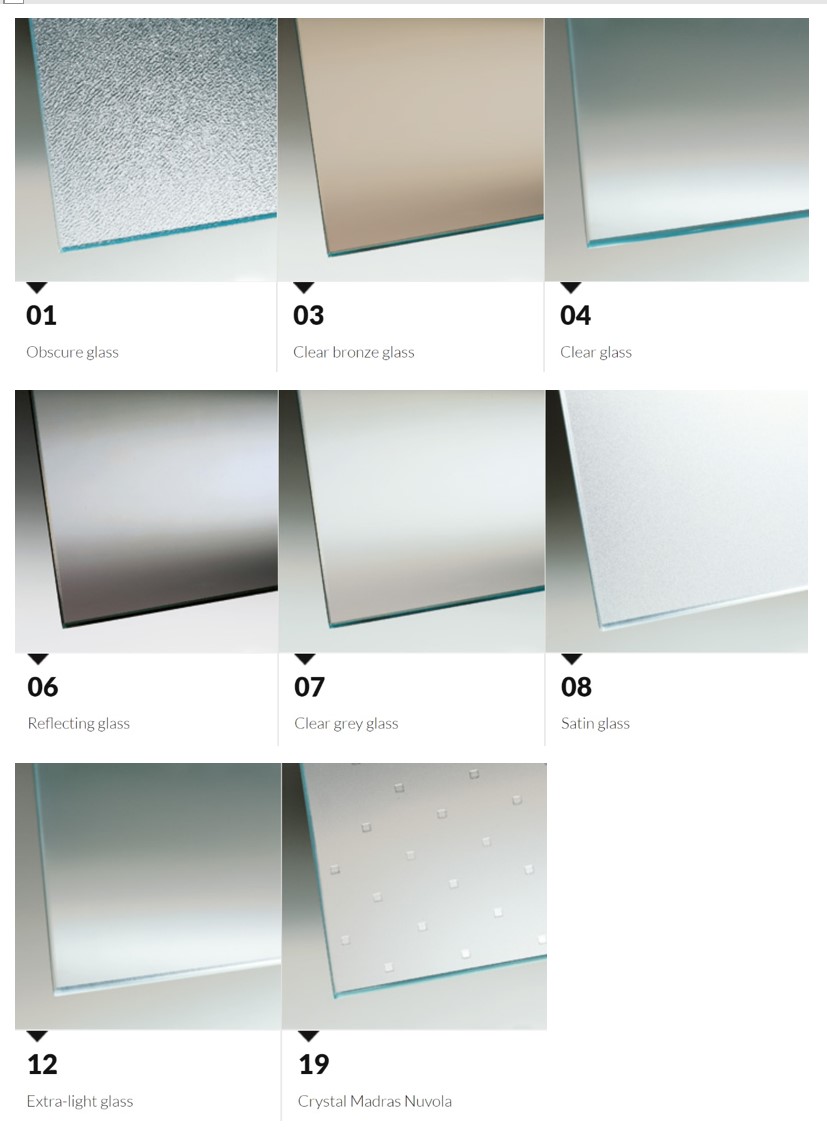 Tempered outlet glass styles